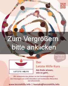 Letzte Hilfe Plakat